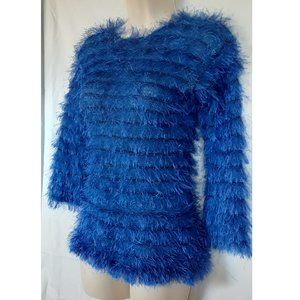 Hand-made funky knitted sweater for teen girl, SM